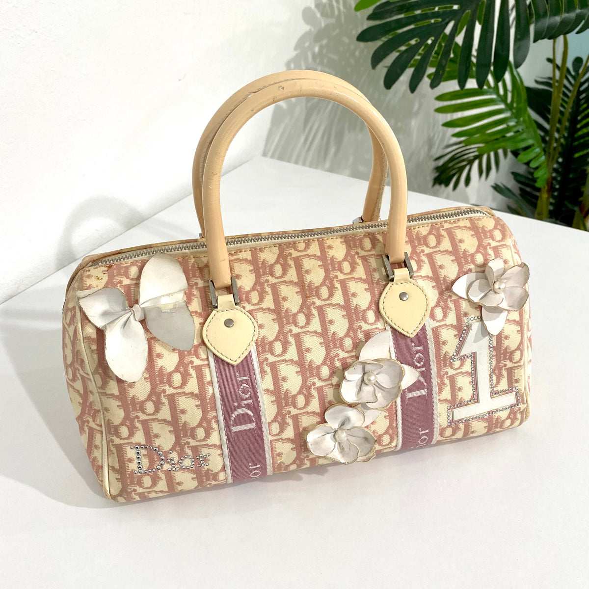 Vintage Dior Romantique Boston Bag – Dina C's Fab and Funky Consignment  Boutique