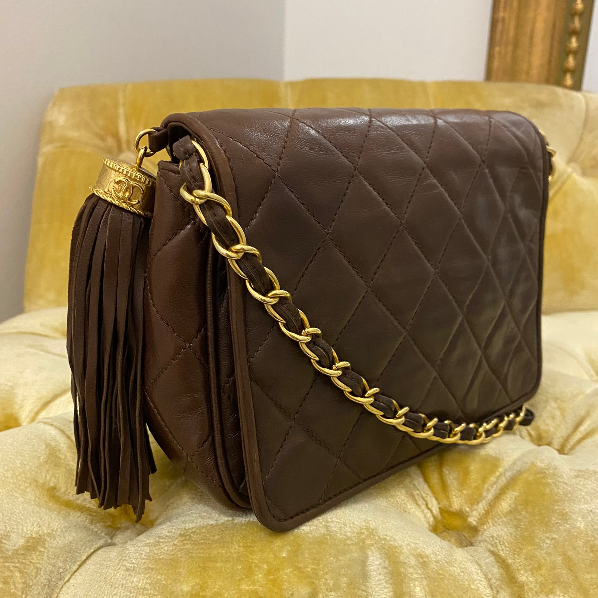 Chanel Vintage Tassel Flap Bag
