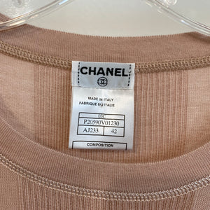 Chanel Dusty Rose Knit Top