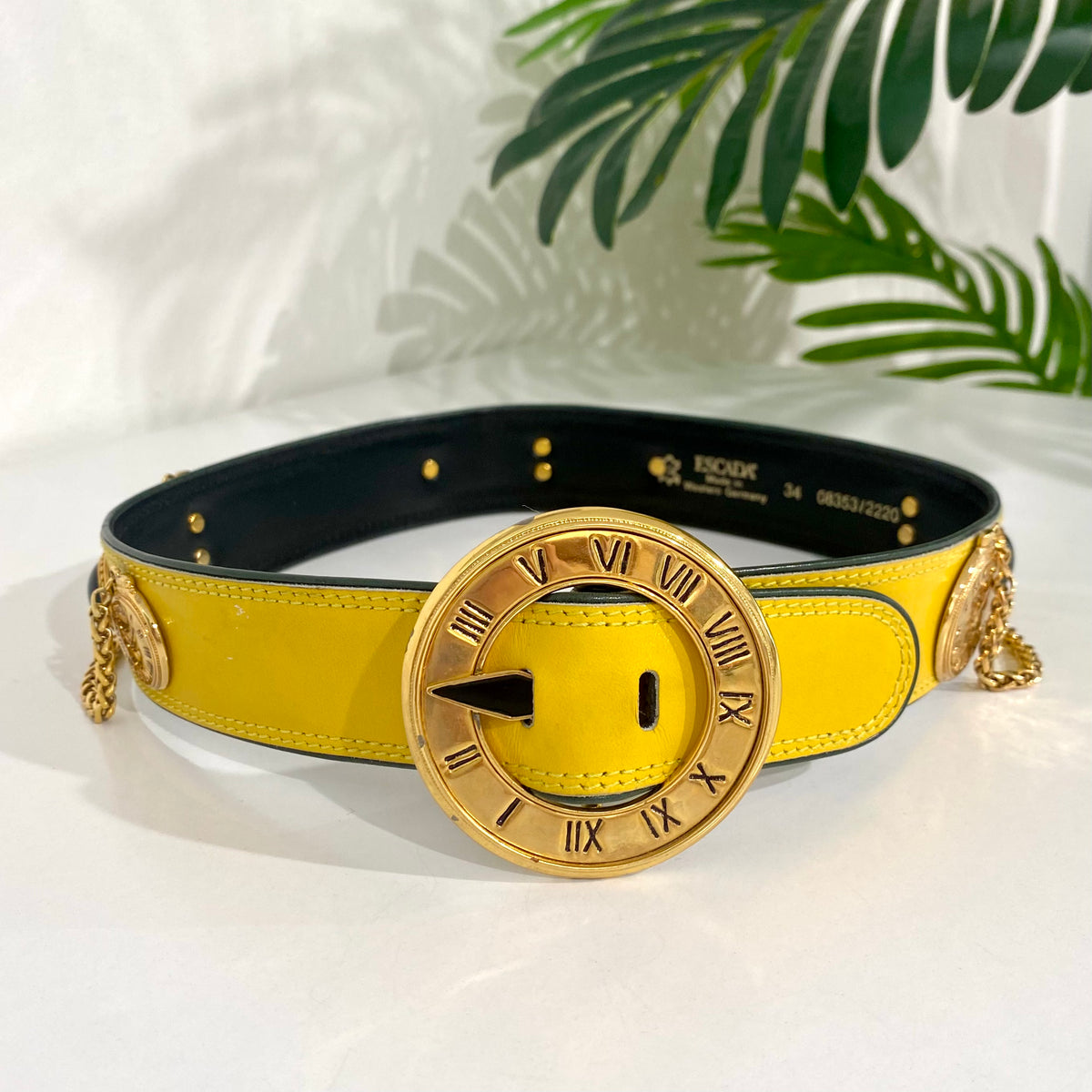 Escada Vintage Clock Belt – Dina C's Fab and Funky Consignment