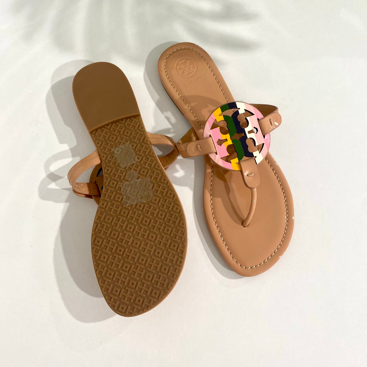 Tory burch top rainbow miller sandals