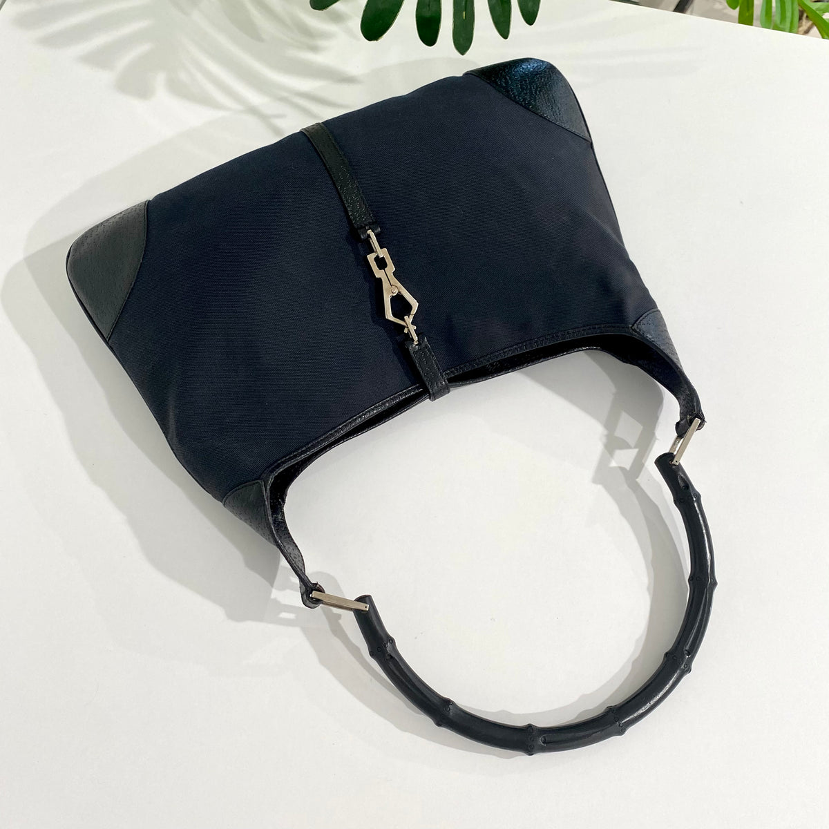 Gucci Black Jackie Bag – Dina C's Fab and Funky Consignment Boutique