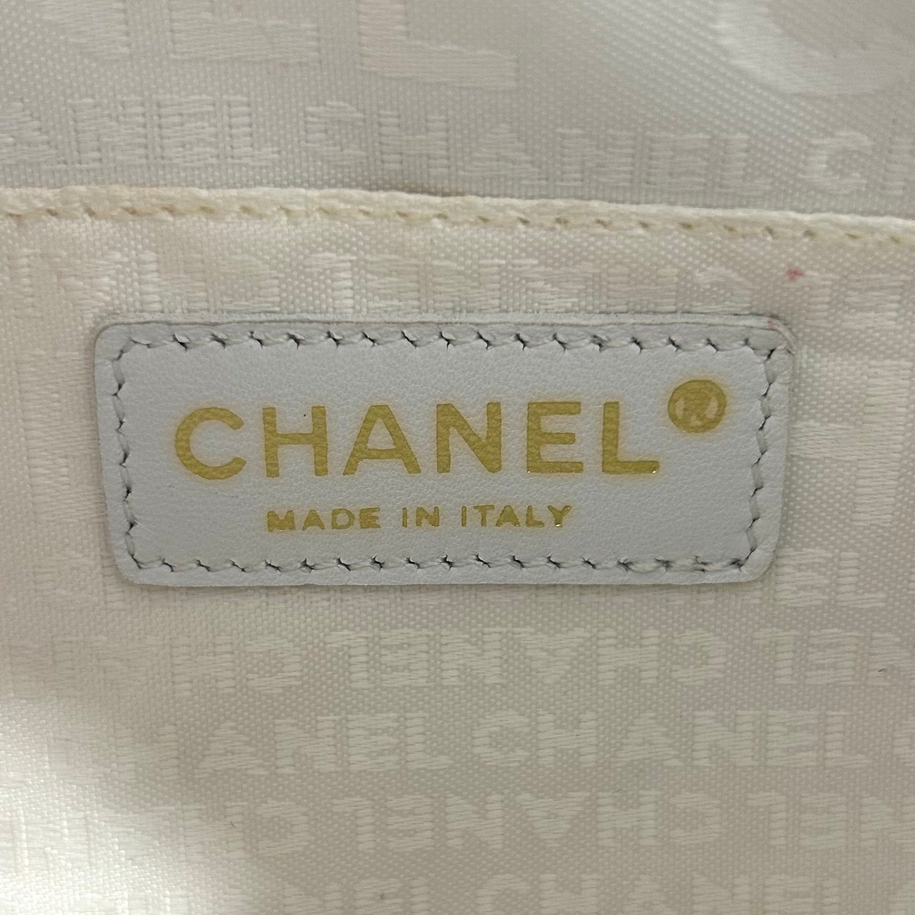 Chanel Vintage Black & White Chocolate Bar Bag