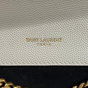 Saint Laurent Off White Small Envelope Crossbody Bag