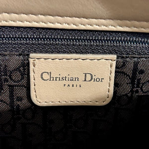 Christian Dior Tan Suede E/W Lady Dior Bag