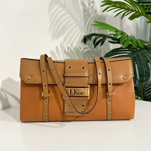 Christian Dior Cognac Street Chic Shoulder Bag