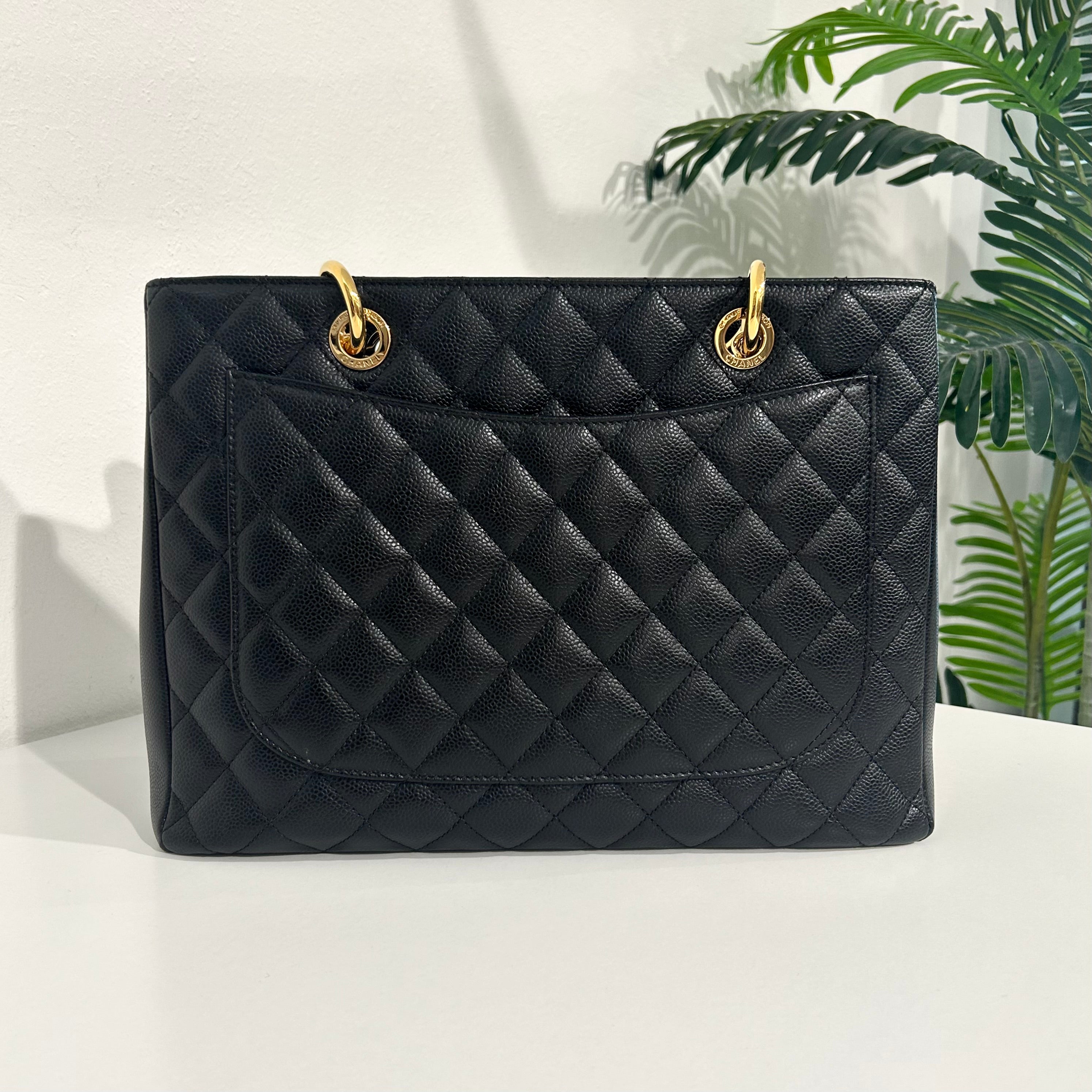 Chanel Black Caviar GST