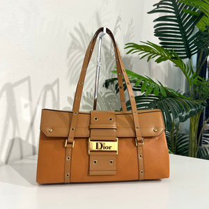 Christian Dior Cognac Street Chic Shoulder Bag