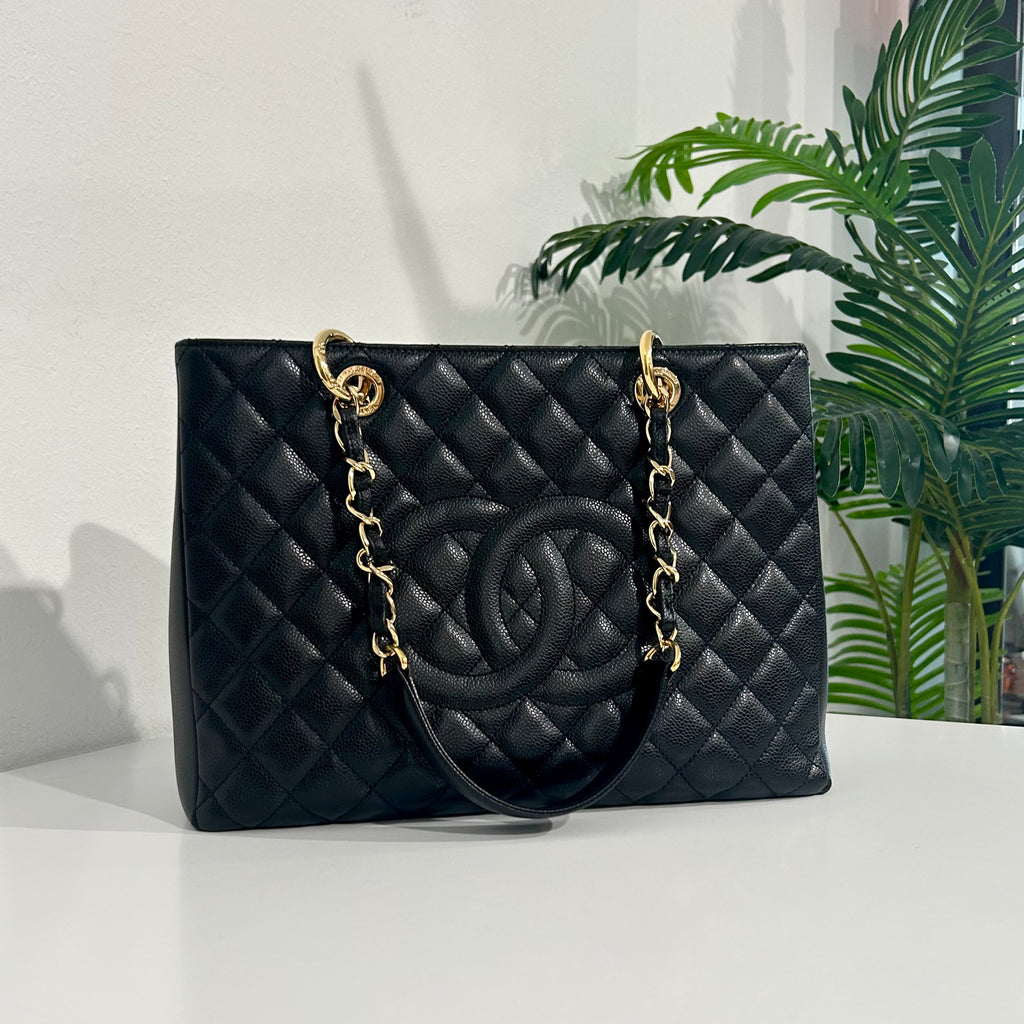 Chanel Black Caviar GST