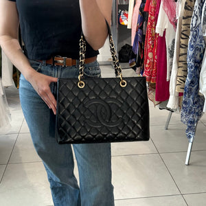 Chanel Black Caviar GST