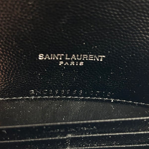 Saint Laurent Black & White Wallet on Chain