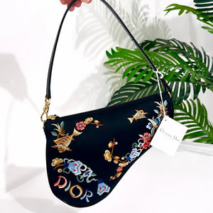 Christian Dior Koi Mini Saddle Bag