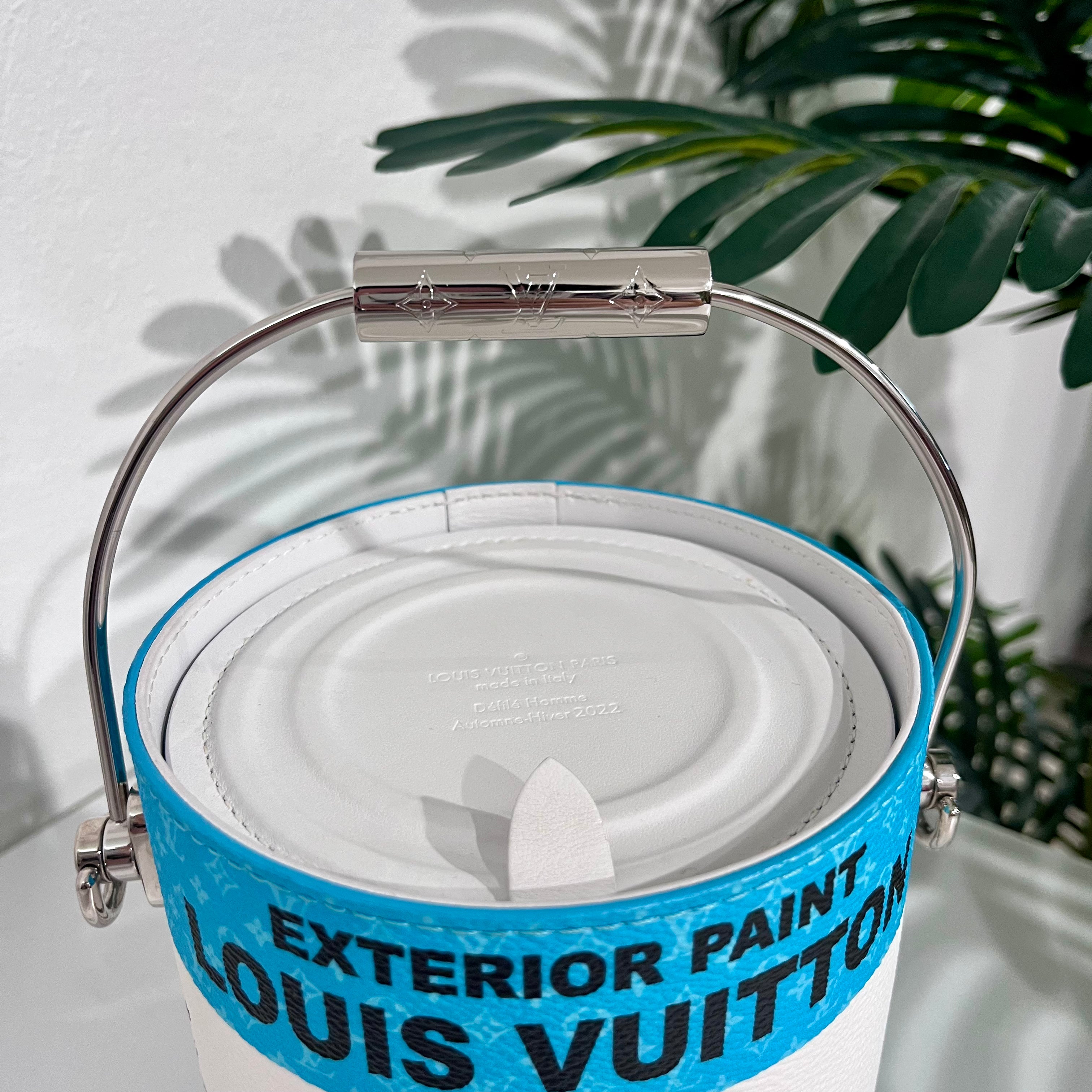 Louis Vuitton Virgil Alboh Blue Paint Can Bag