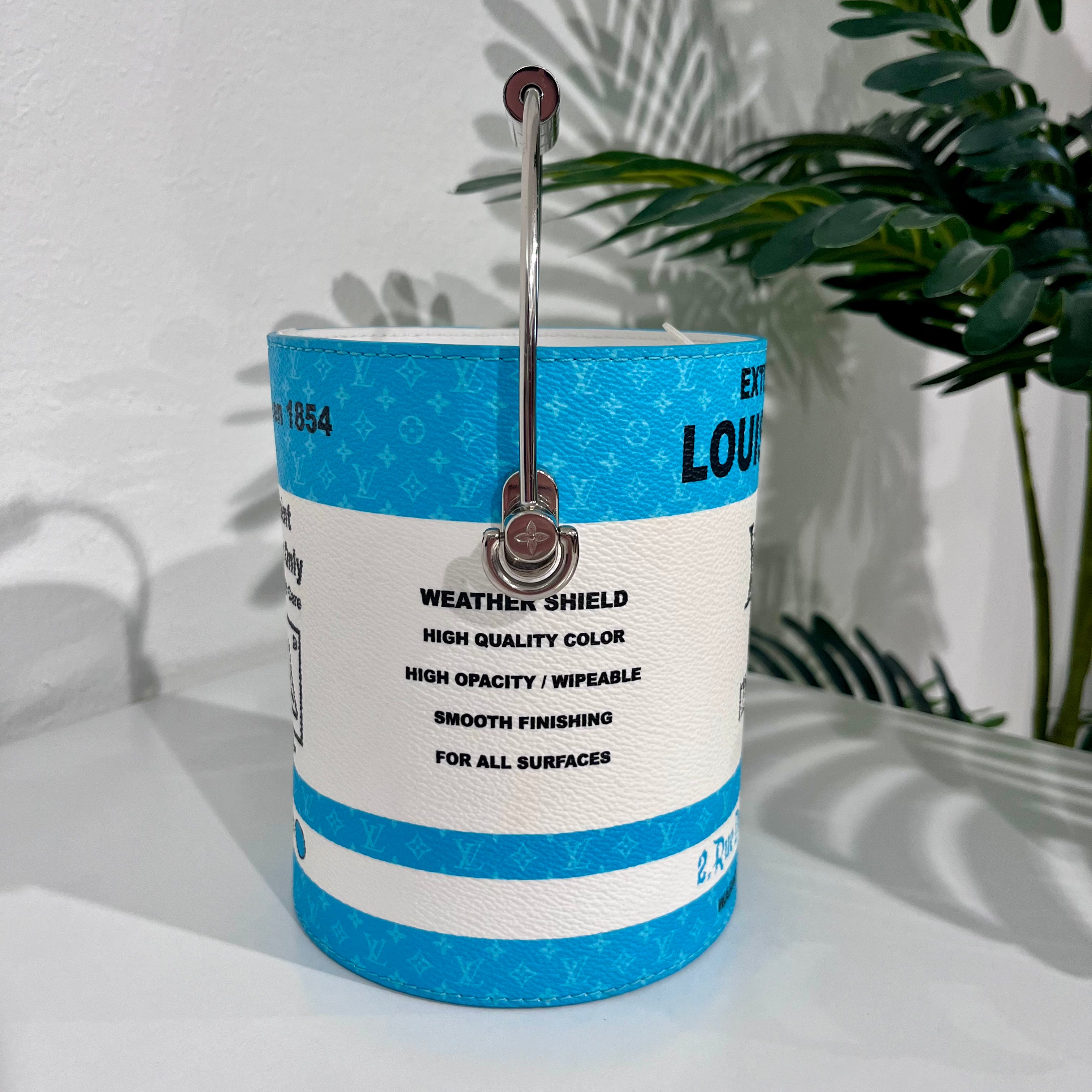 Louis Vuitton Virgil Alboh Blue Paint Can Bag