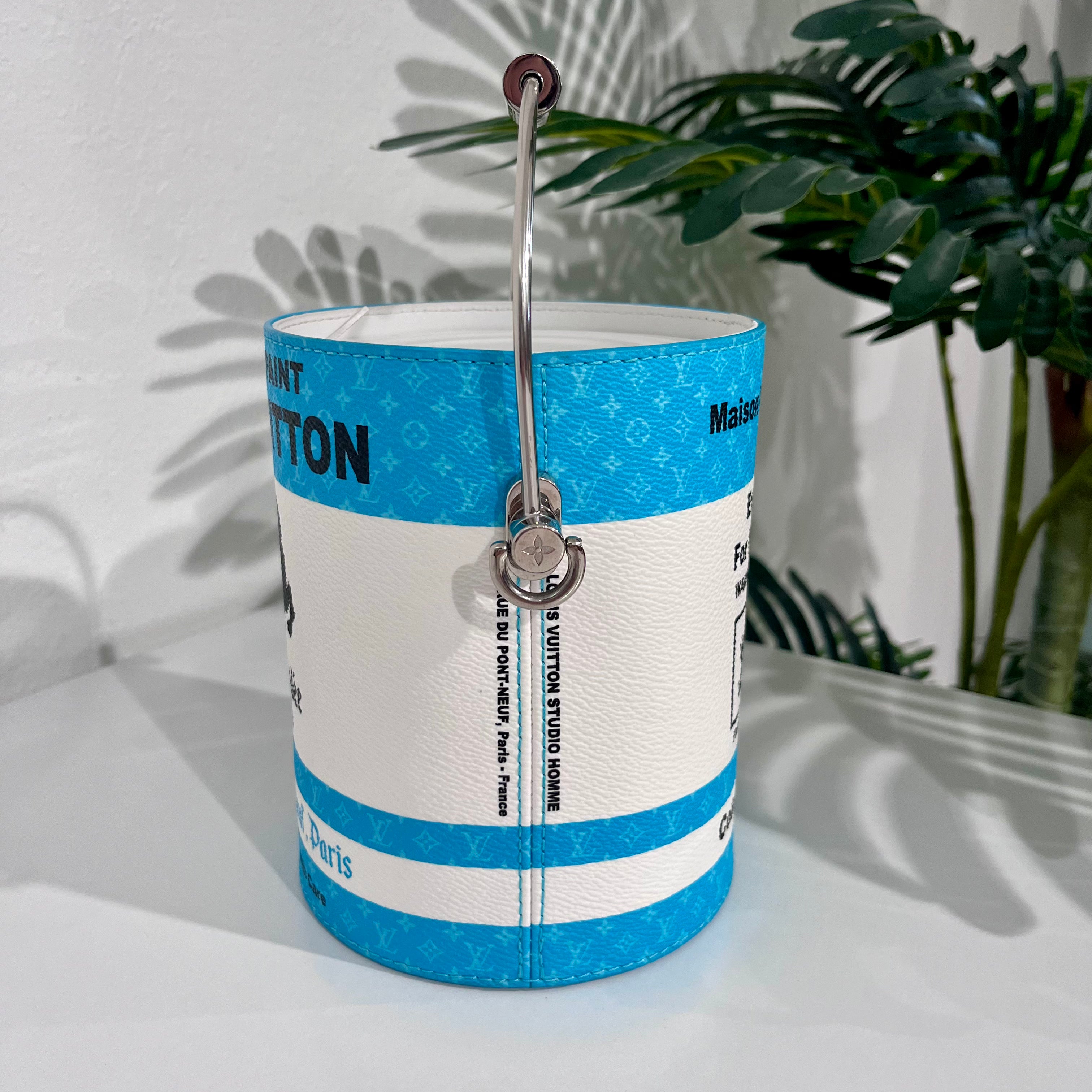 Louis Vuitton Virgil Alboh Blue Paint Can Bag