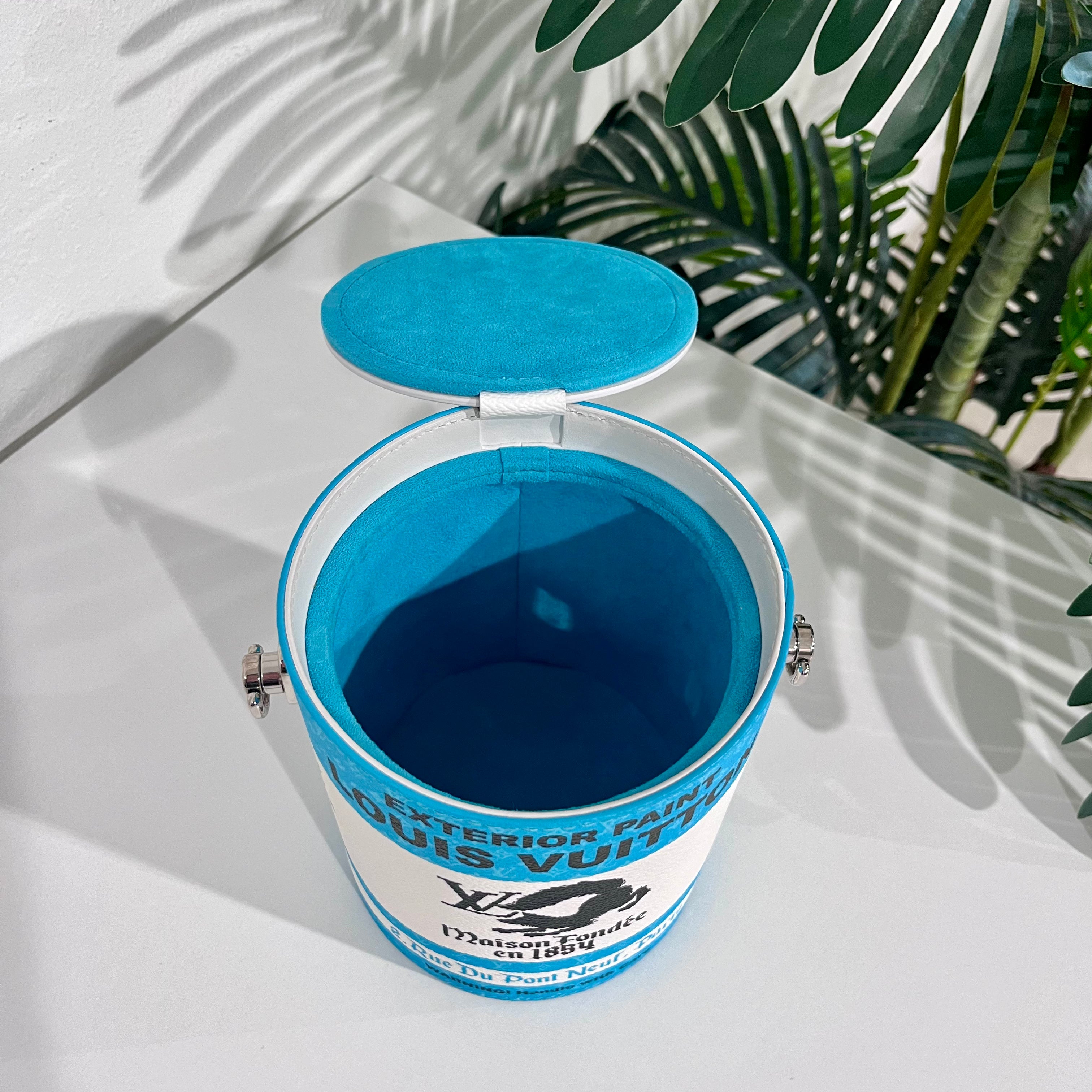Louis Vuitton Virgil Alboh Blue Paint Can Bag