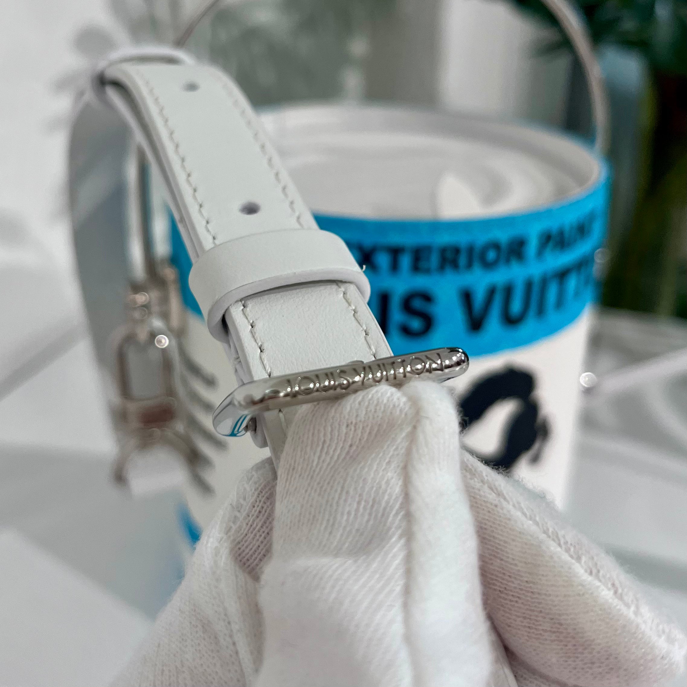 Louis Vuitton Virgil Alboh Blue Paint Can Bag