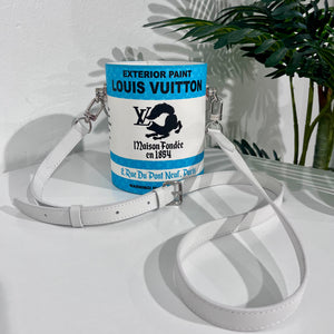 Louis Vuitton Virgil Alboh Blue Paint Can Bag