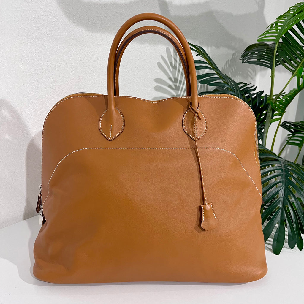 Hermes Sikkim Leather Bolide Relax 45