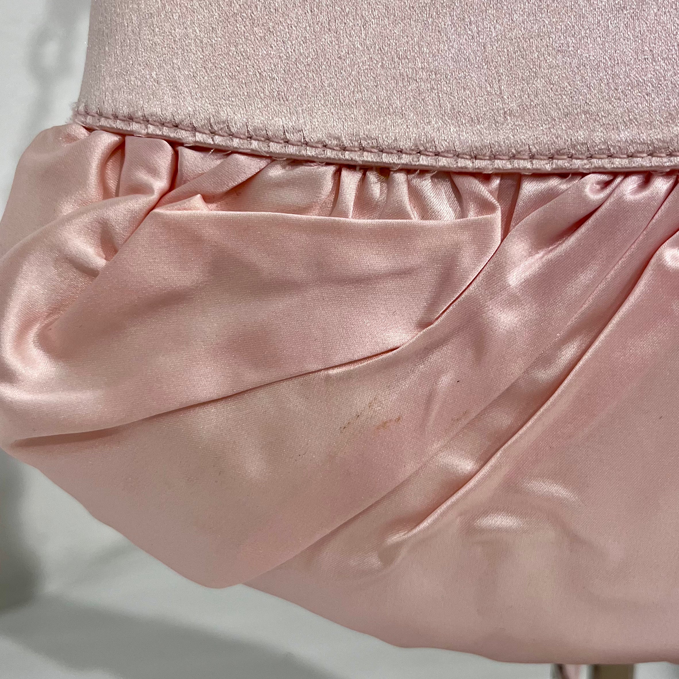 Christian Dior Pink Satin Ballet Corset Mini Bag