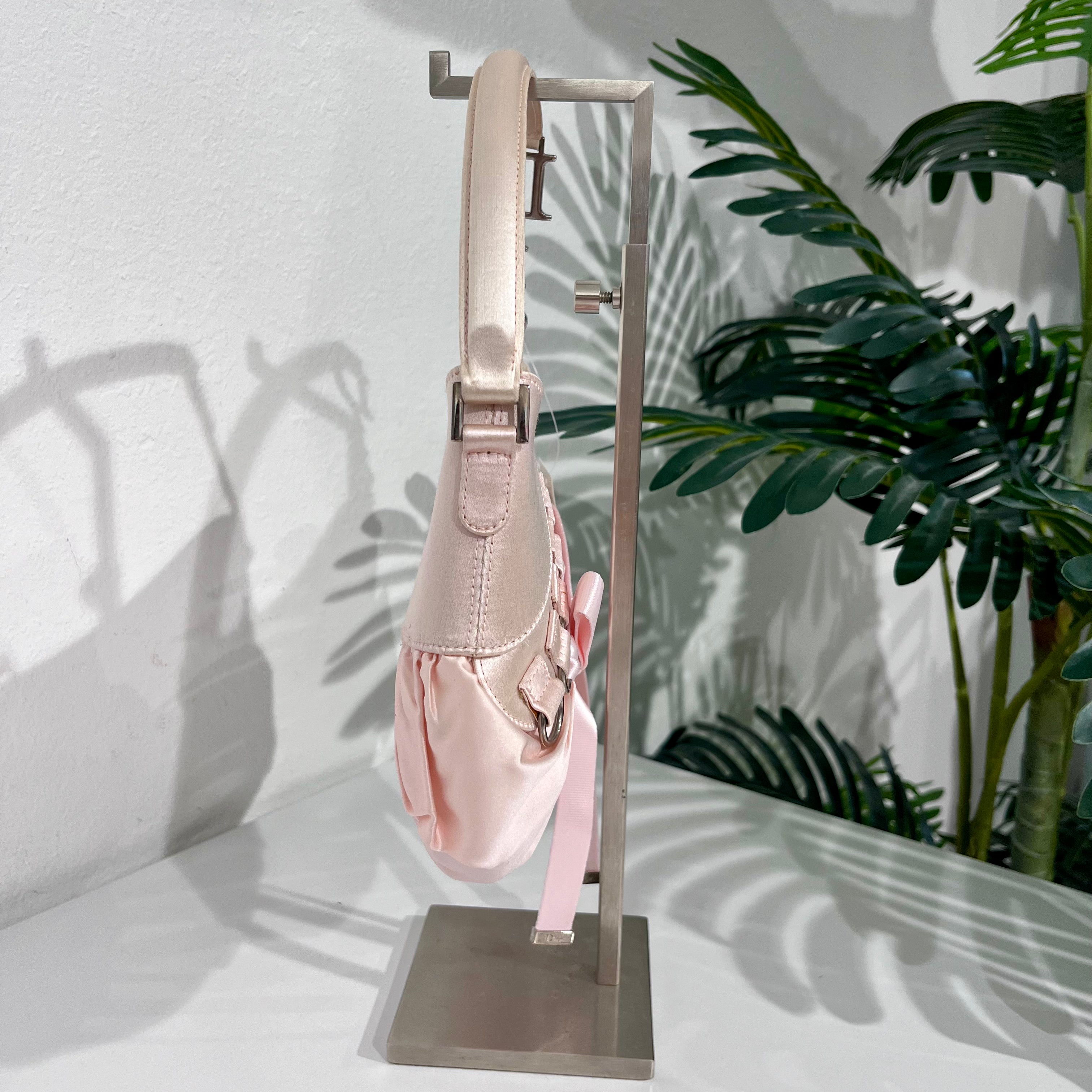 Christian Dior Pink Satin Ballet Corset Mini Bag