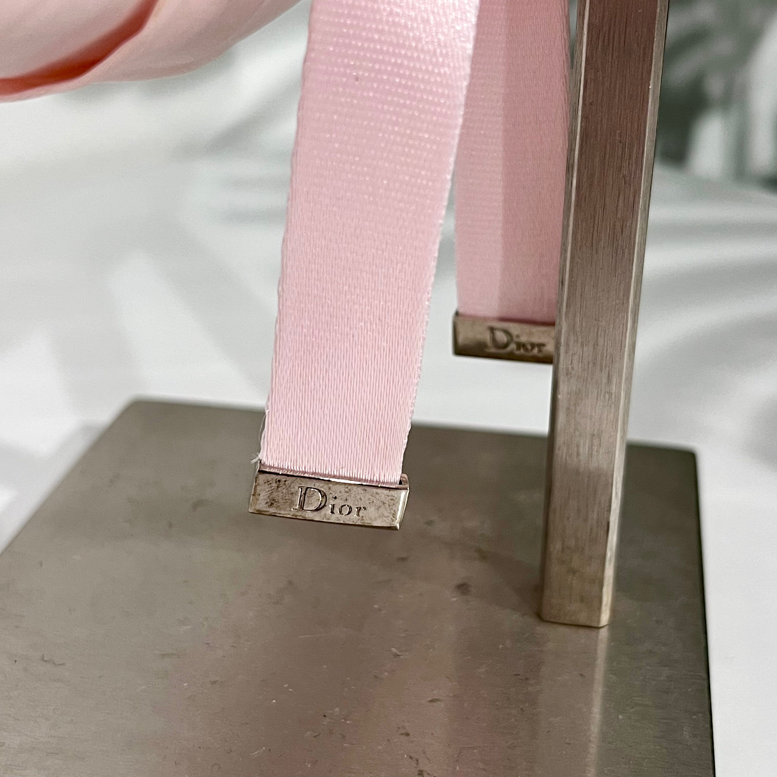 Christian Dior Pink Satin Ballet Corset Mini Bag