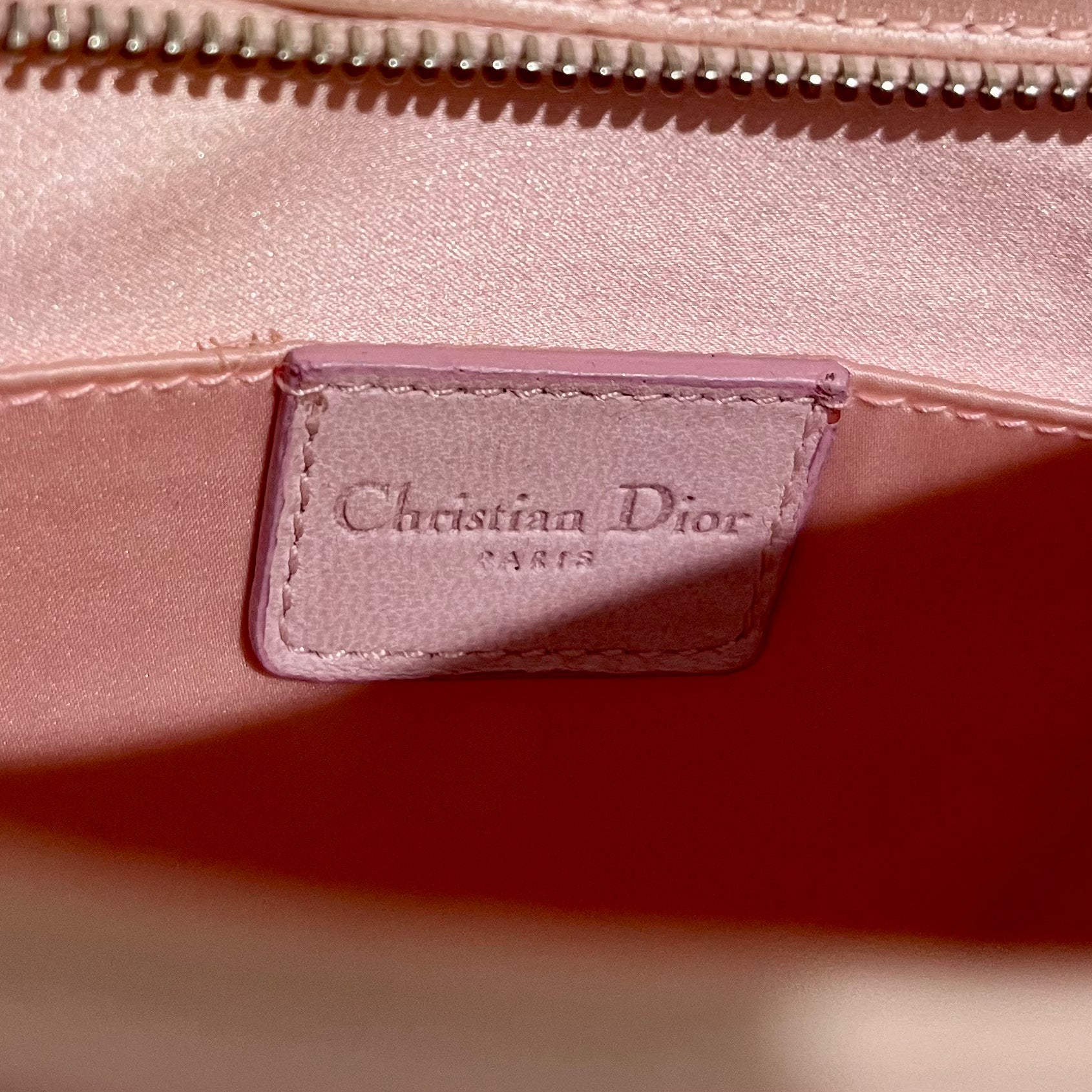 Christian Dior Pink Satin Ballet Corset Mini Bag