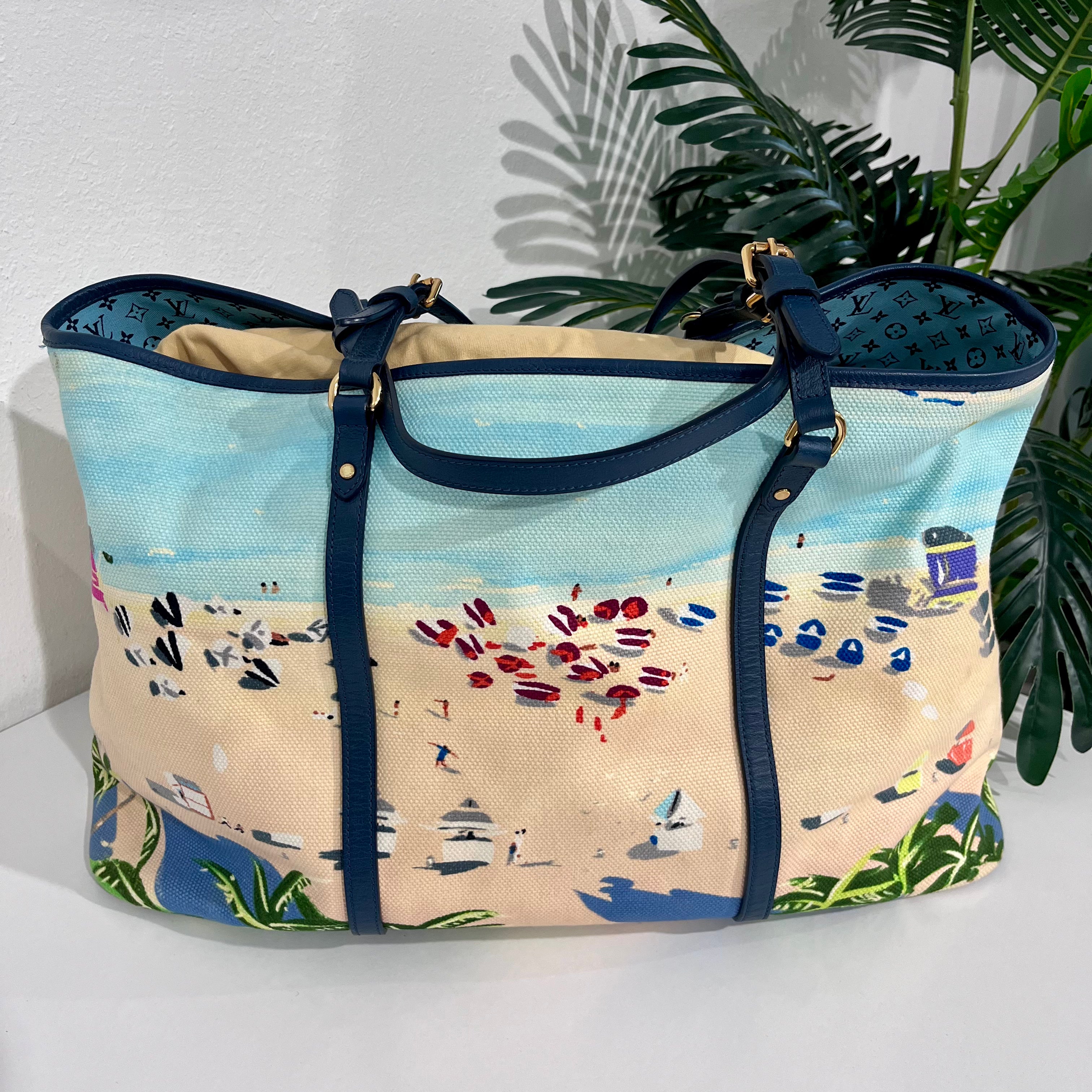 Louis Vuitton Canvas Beach Tote
