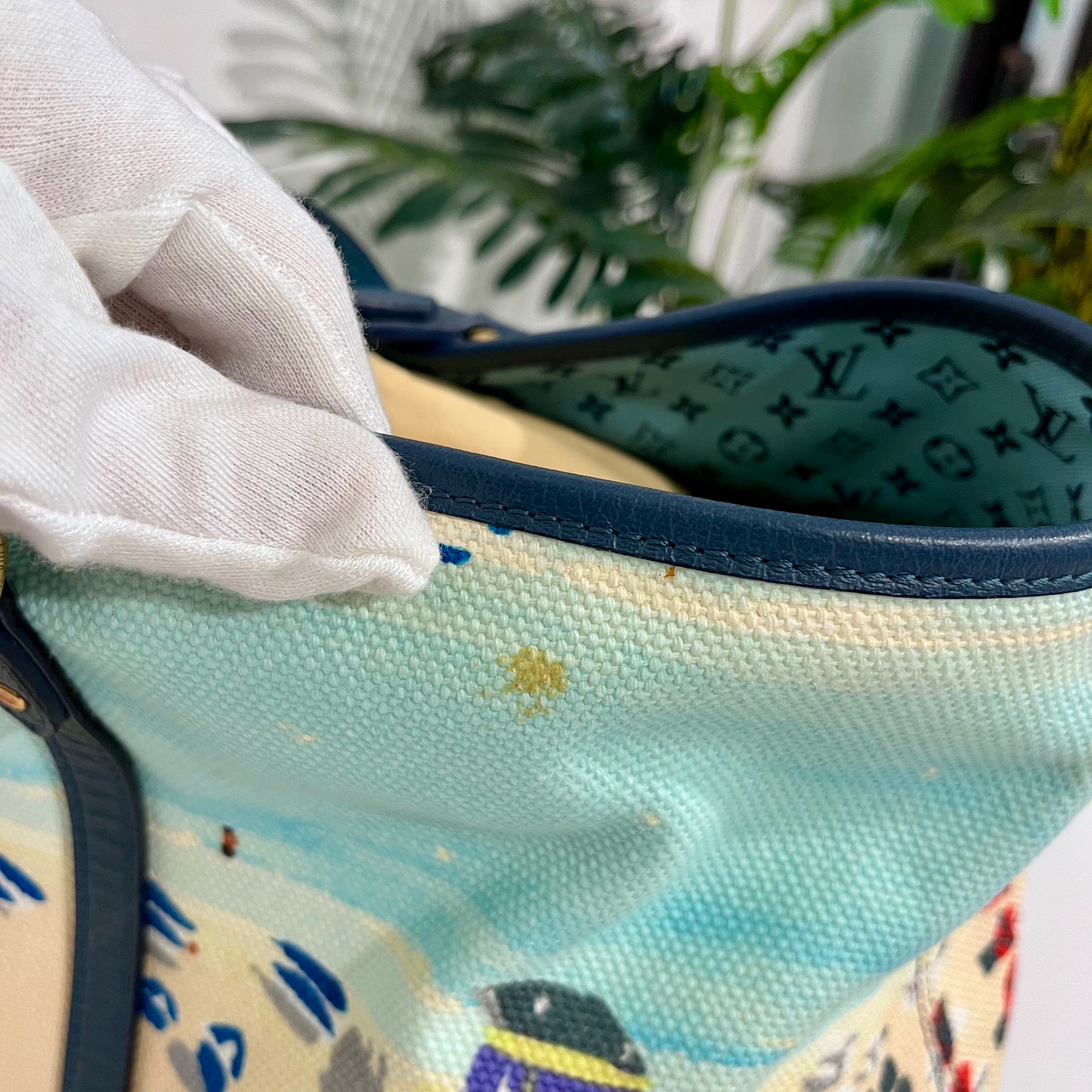 Louis Vuitton Canvas Beach Tote