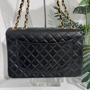 Chanel Vintage Black Maxi Classic Flap Bag