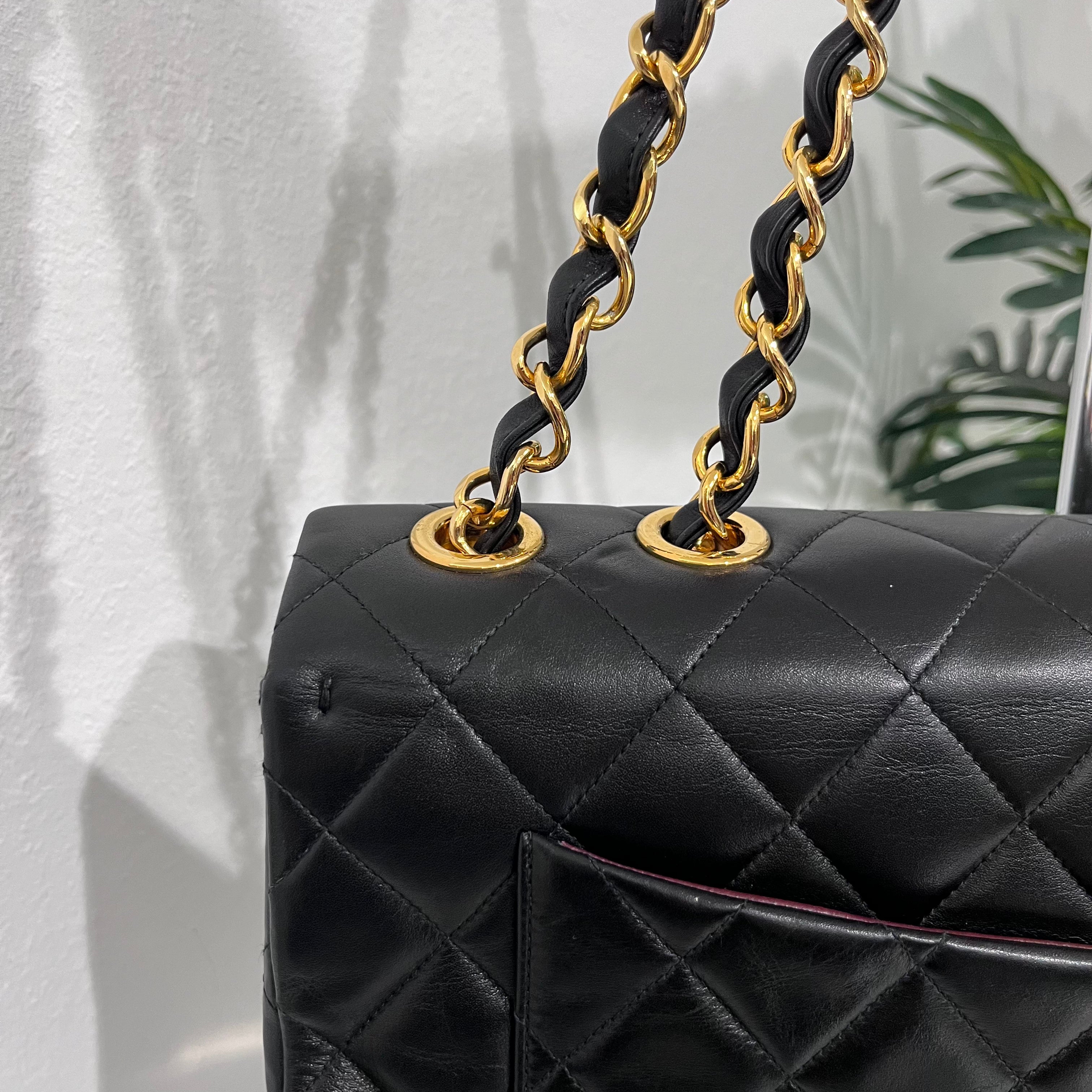 Chanel Vintage Black Maxi Classic Flap Bag