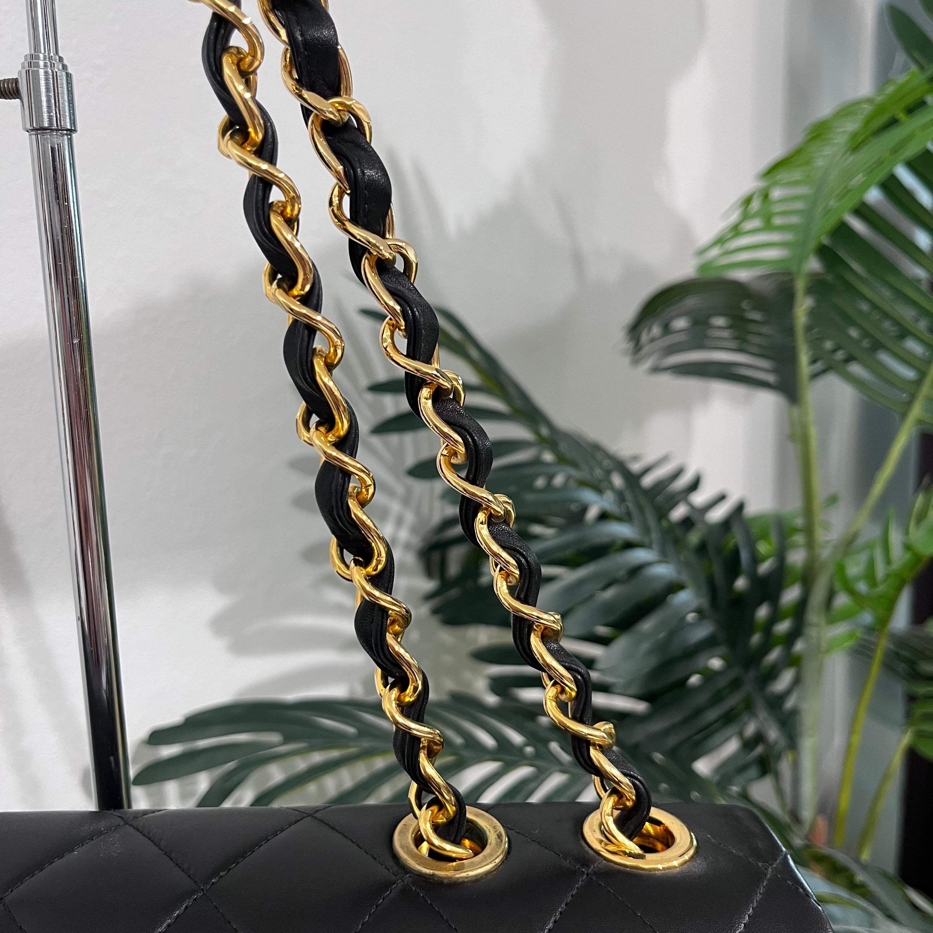 Chanel Vintage Black Maxi Classic Flap Bag