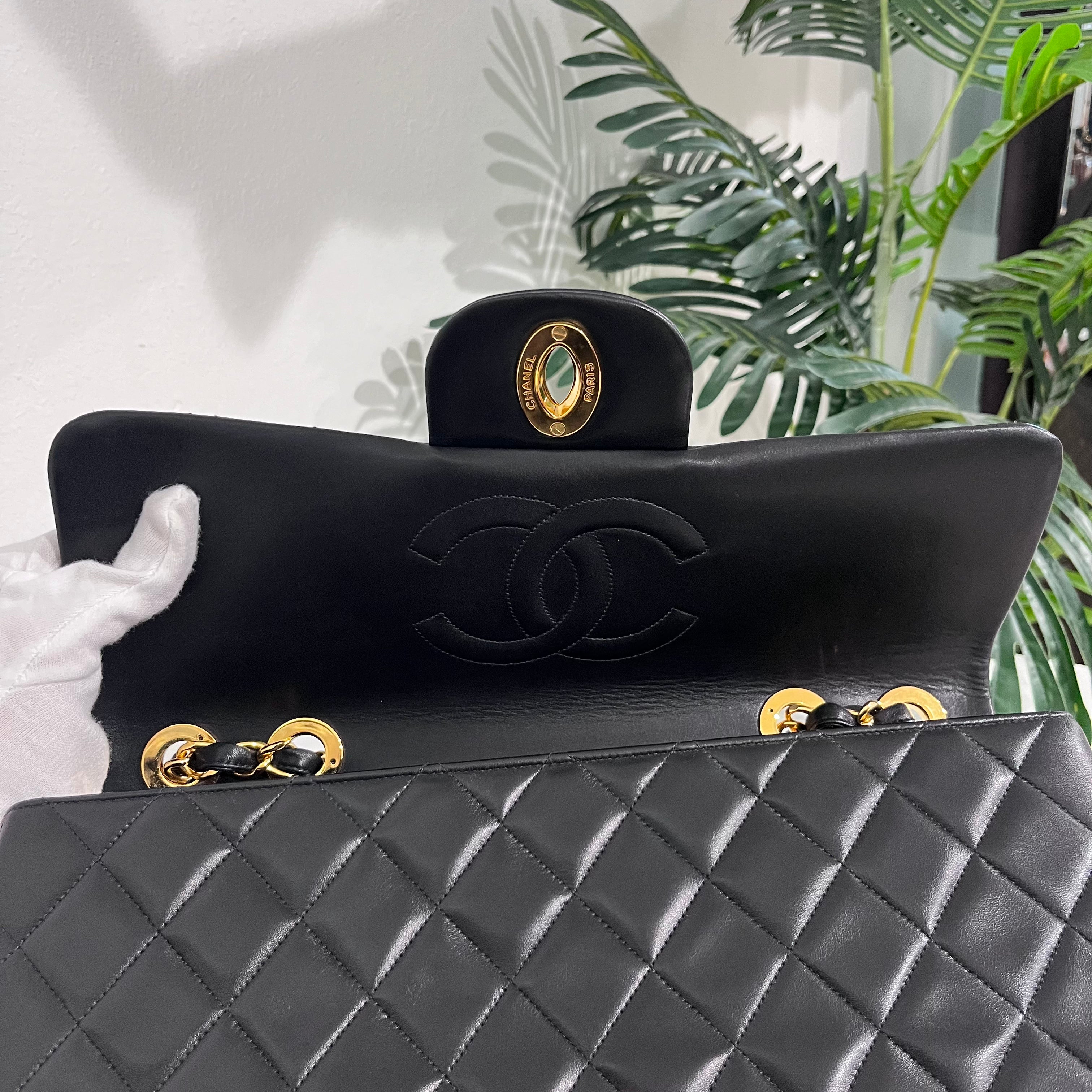 Chanel Vintage Black Maxi Classic Flap Bag