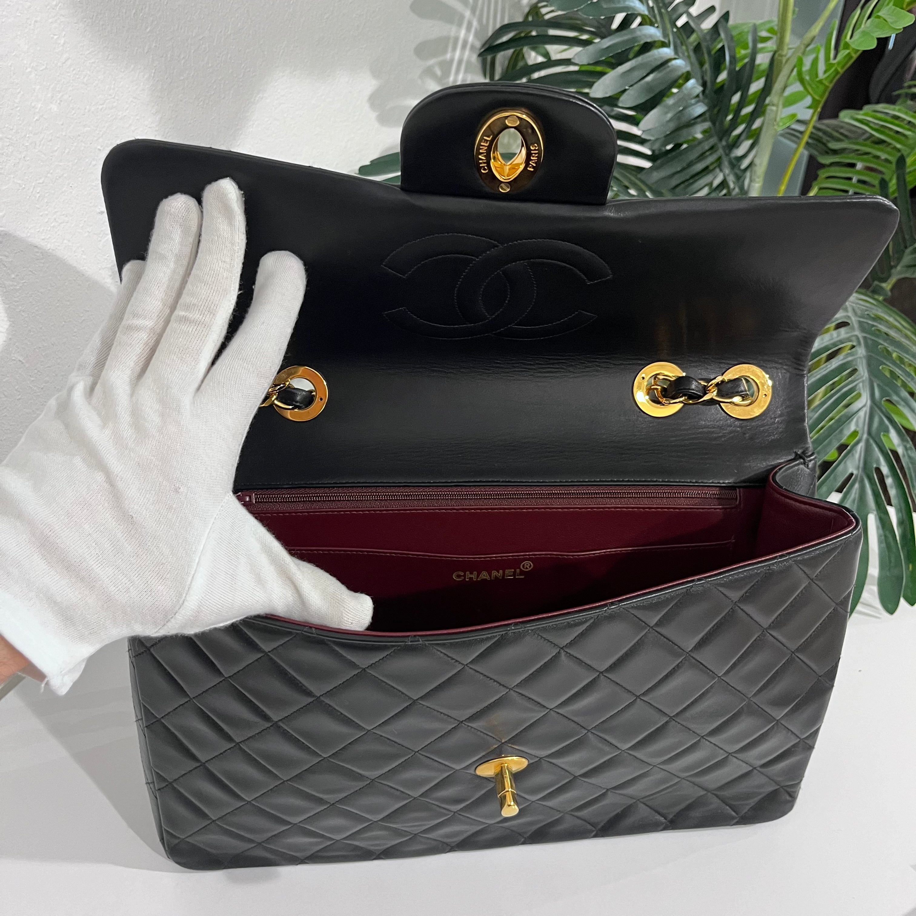 Chanel Vintage Black Maxi Classic Flap Bag