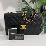 Chanel Vintage Black Maxi Classic Flap Bag