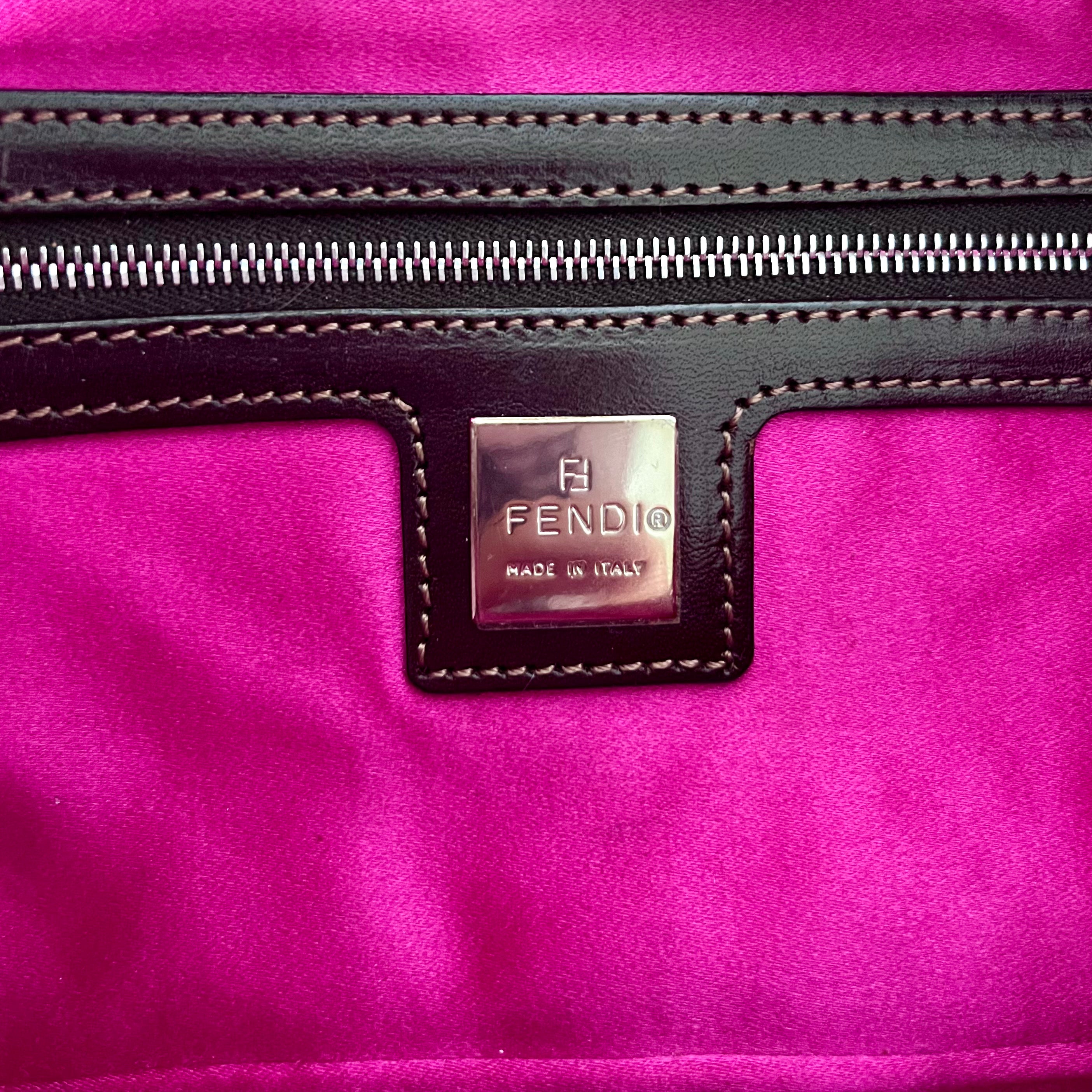 Fendi Red Beaded Baguette
