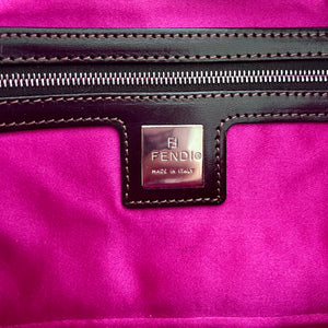 Fendi Red Beaded Baguette