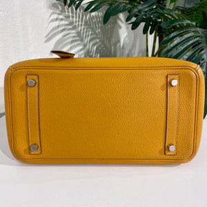 Hermes Birkin 30 Jaune D'or Clemence