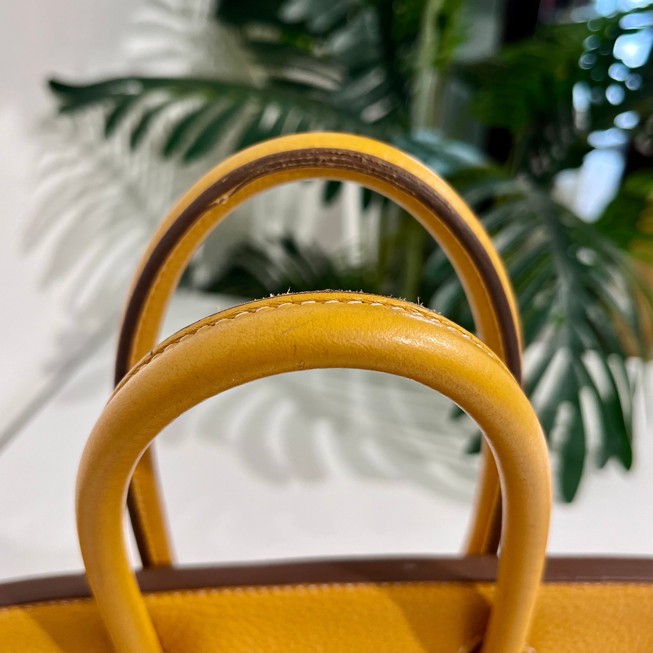 Hermes Birkin 30 Jaune D'or Clemence