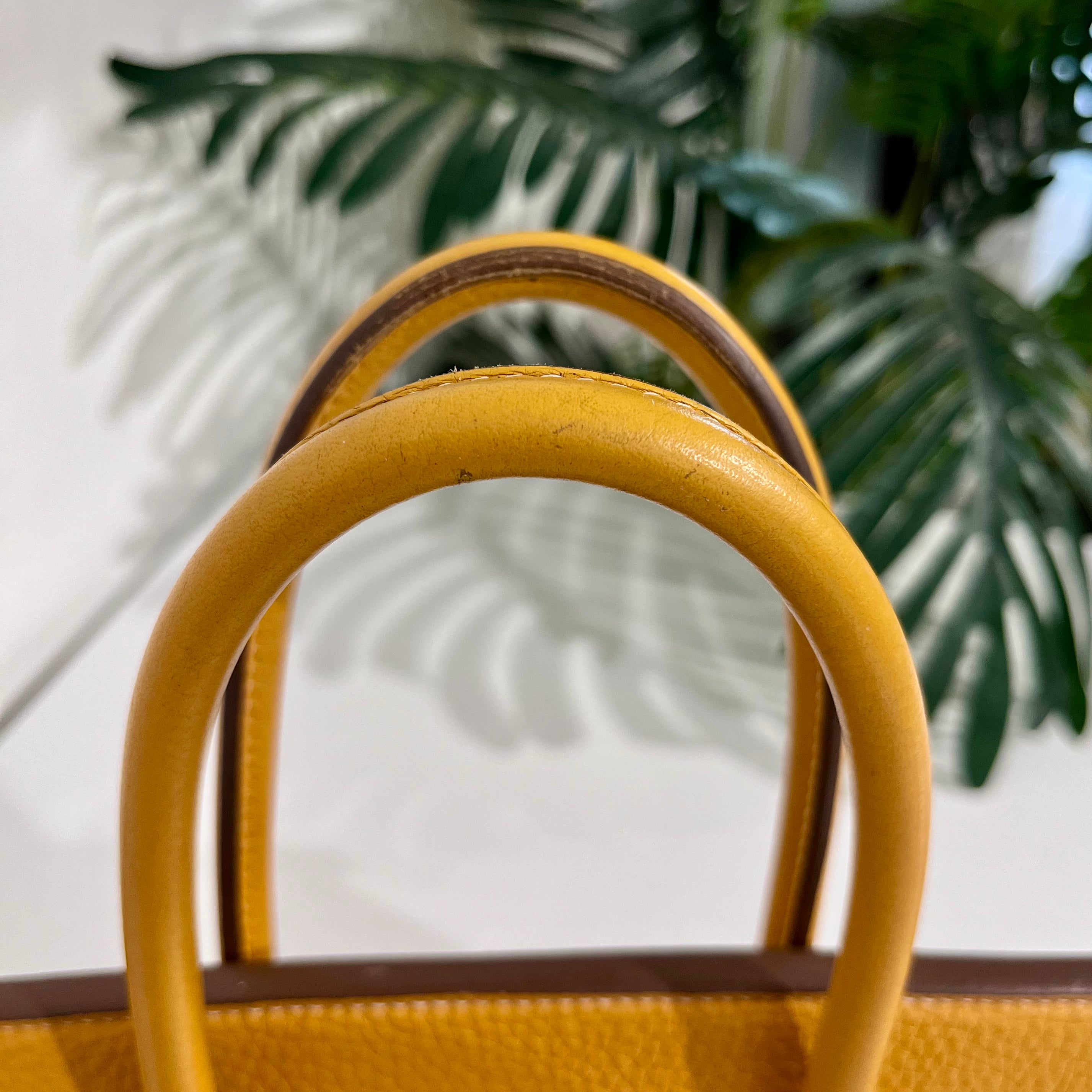 Hermes Birkin 30 Jaune D'or Clemence