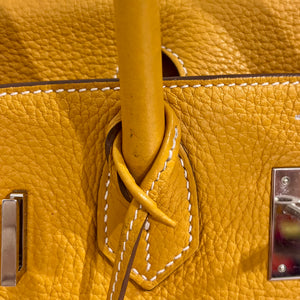 Hermes Birkin 30 Jaune D'or Clemence