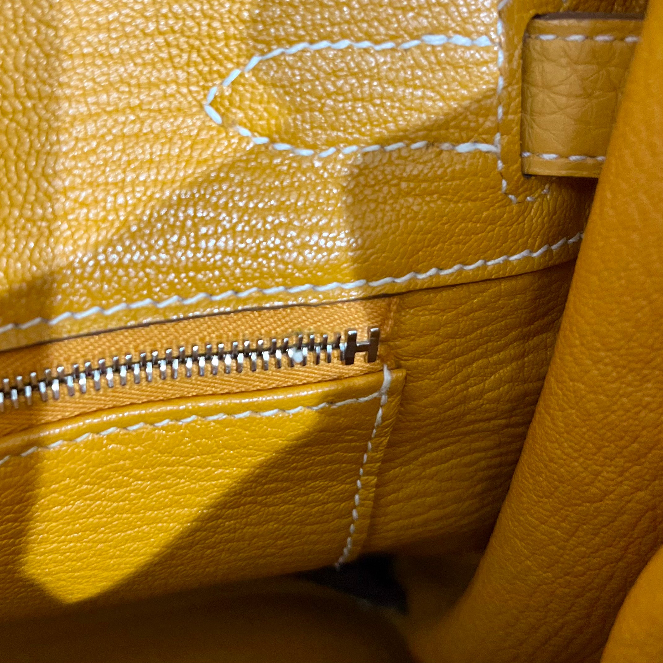 Hermes Birkin 30 Jaune D'or Clemence