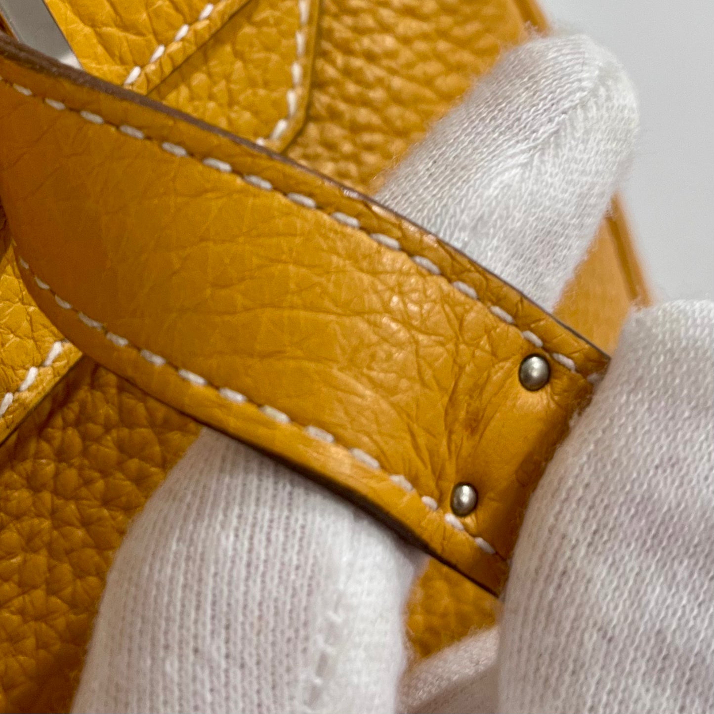 Hermes Birkin 30 Jaune D'or Clemence