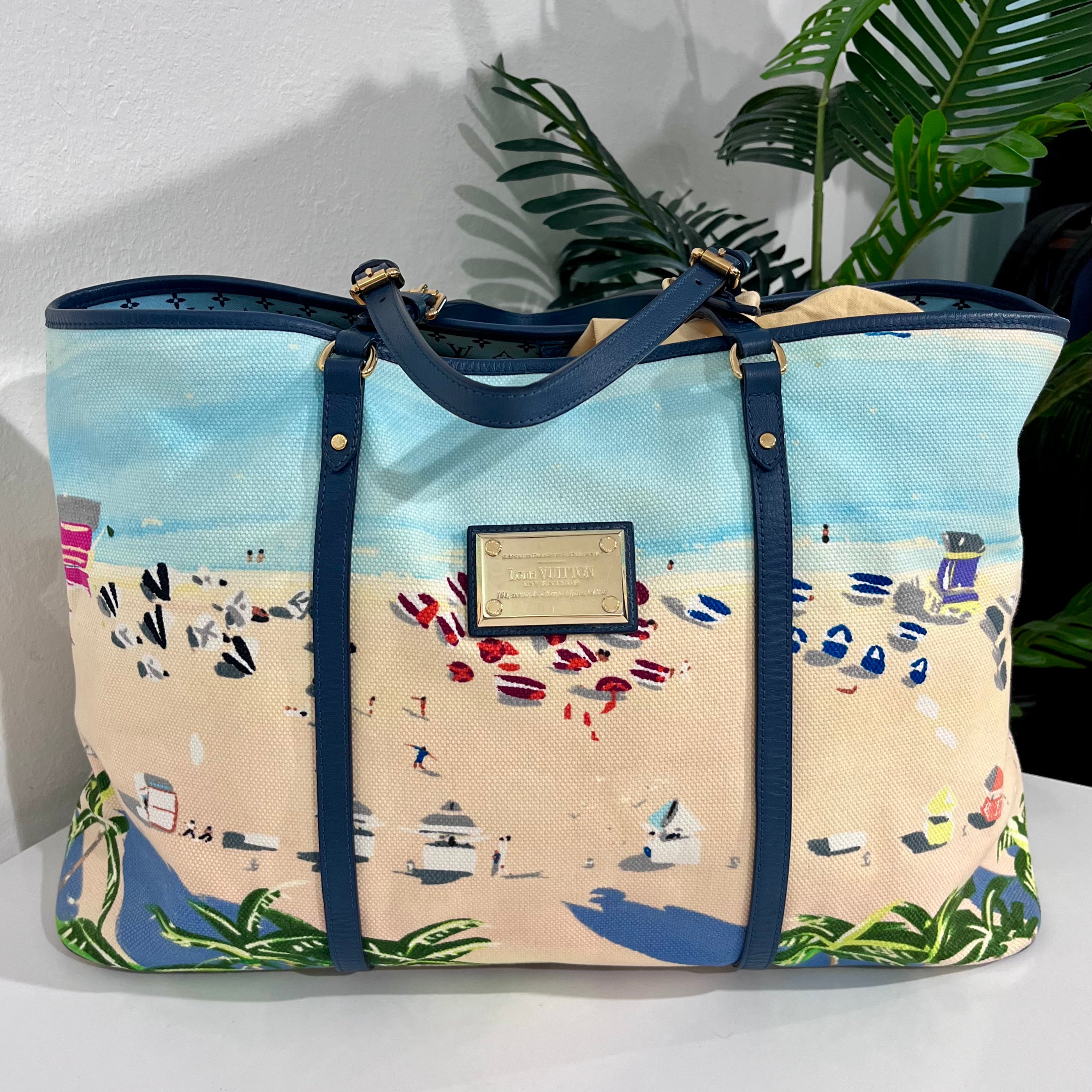 Louis Vuitton Canvas Beach Tote