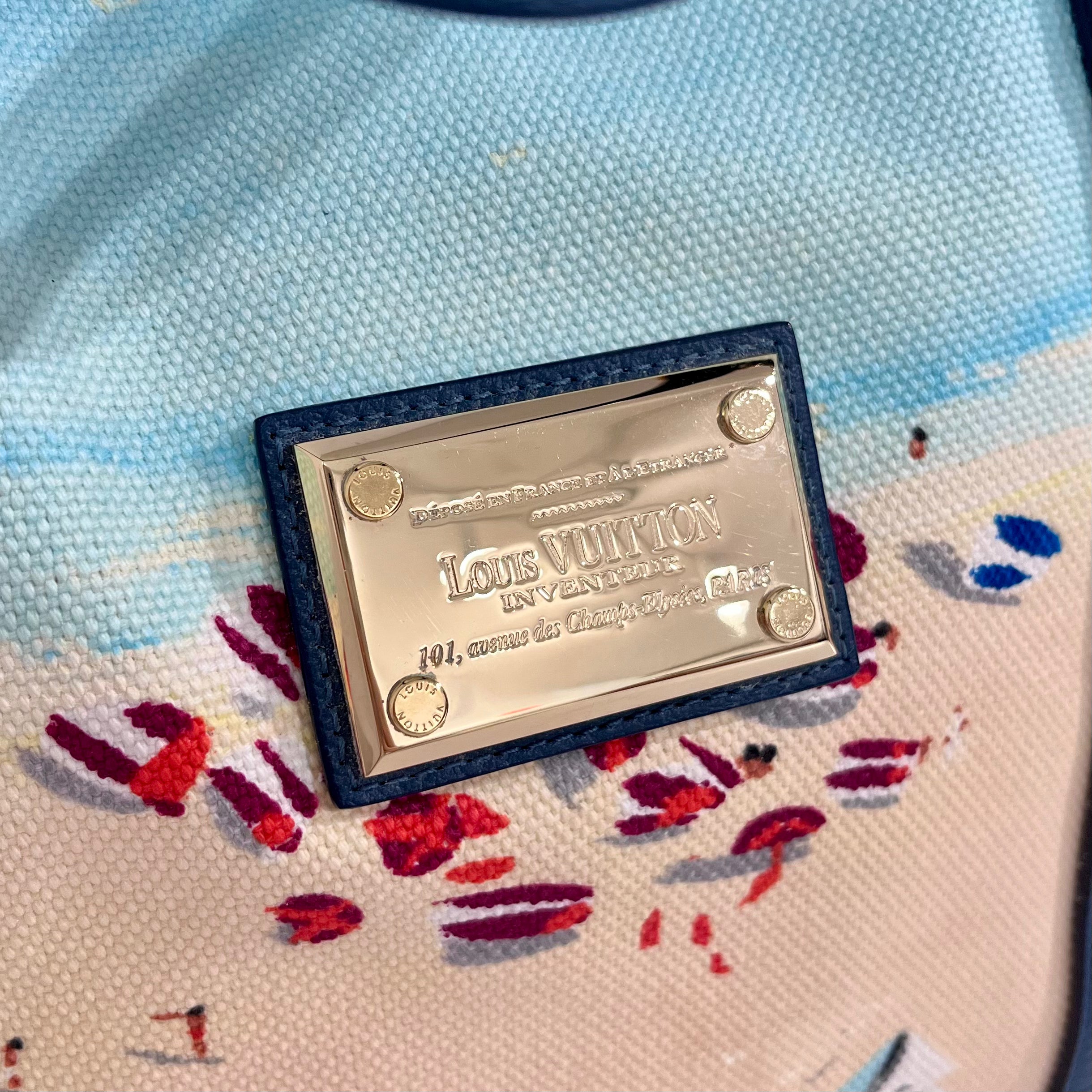 Louis Vuitton Canvas Beach Tote
