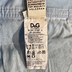 NWT D&G Light Blue Bandana Print Mini Skirt