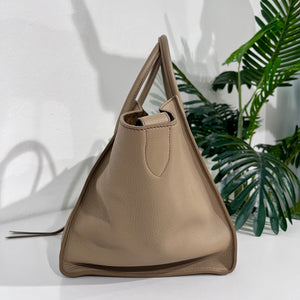 Celine Olive Grey Medium Phantom Luggage Tote