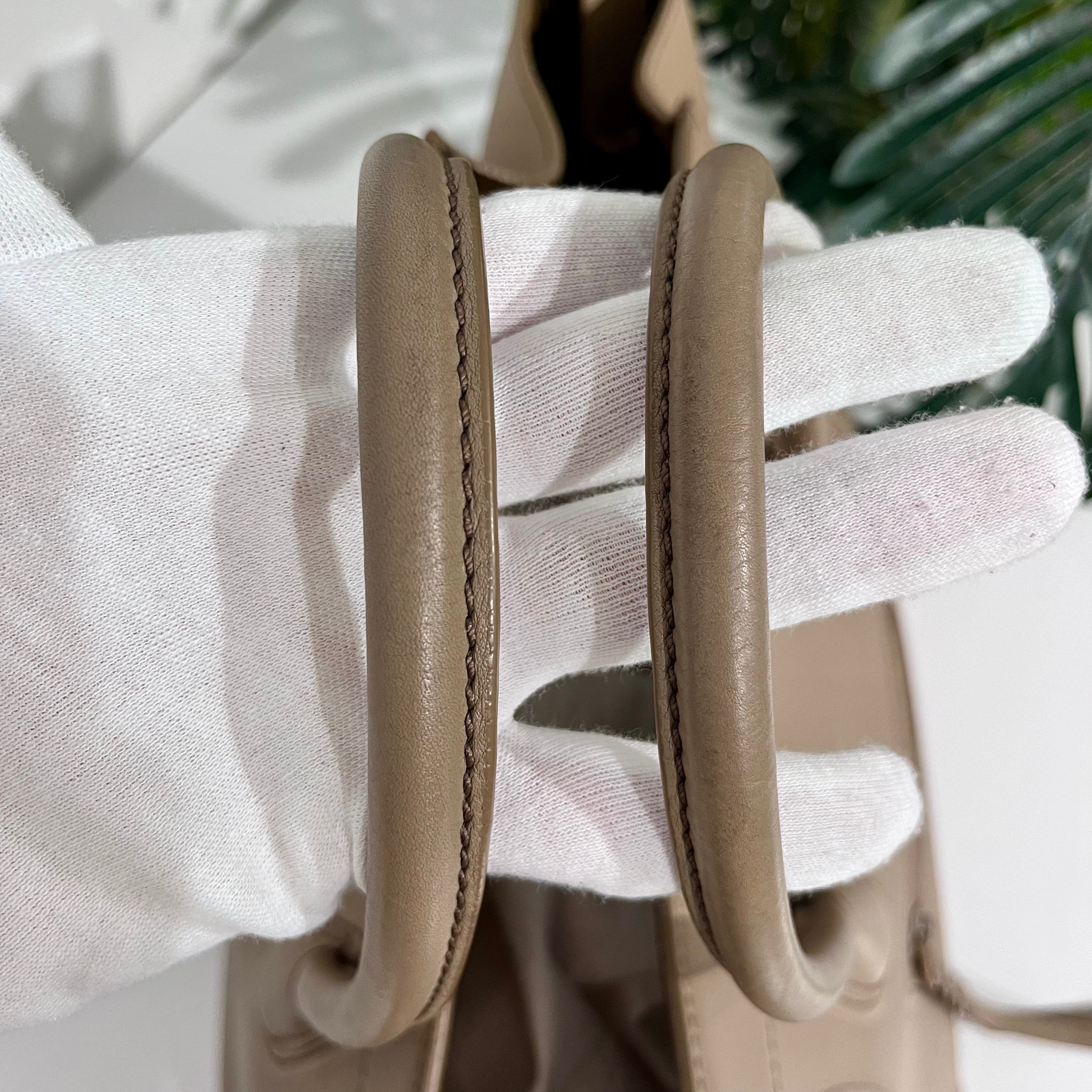 Celine Olive Grey Medium Phantom Luggage Tote
