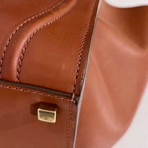 Celine Cognac Brown Medium Phantom Luggage Tote