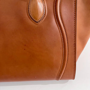 Celine Cognac Brown Medium Phantom Luggage Tote